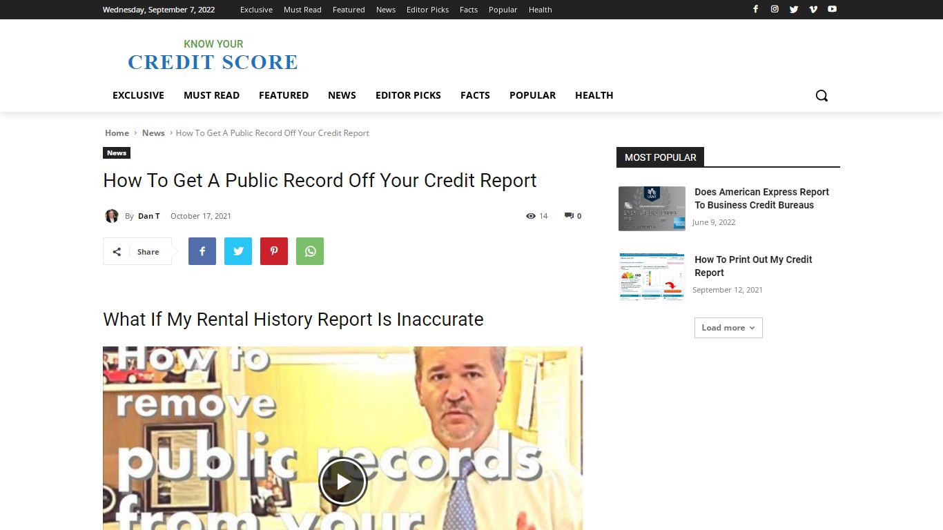 How To Get A Public Record Off Your Credit Report